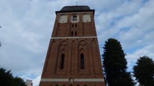 Kirchenturm Pasym (Polen), saniert mit Unterstützung der ISO-ELEKTRA Stiftung