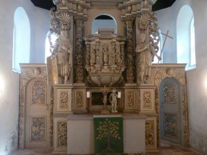 Restoration of a pulpit altar in Hobeck, Saxony-Anhalt